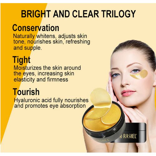 Dr Rashell 24 K Gold Collagen Hydrogel Eye - 60pcs