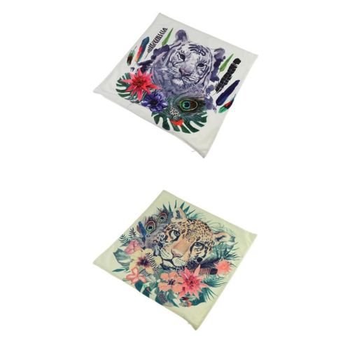 2pcs Throw Pillow Case Decorative Sofa Cushion Cover