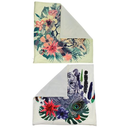2pcs Throw Pillow Case Decorative Sofa Cushion Cover