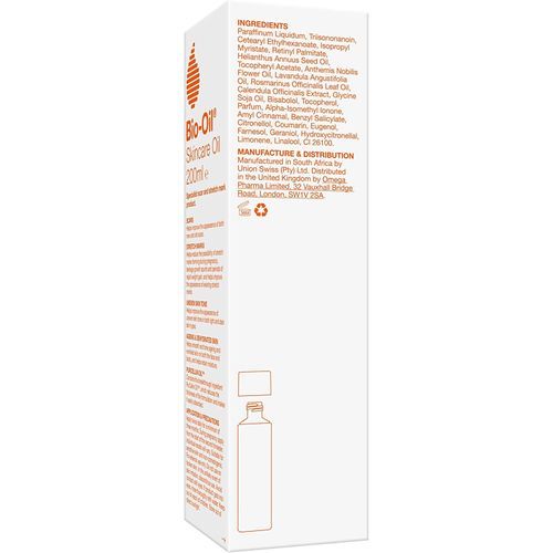 Bio Oil Skincare Oil - Improves Appearance Of Scars, Stretch Marks And Skin Tone, 200ml (UK Origin)
