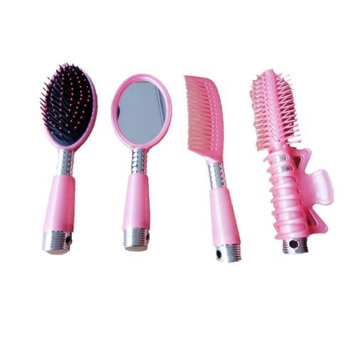 4 Pieces Set Of Hair Combs/Colors Vary-Multicolor
