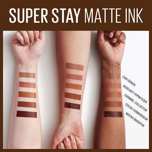 SuperStay Matte Ink Liquid Lipstick, Coffee Edition, Mocha Inventor, 0.17oz