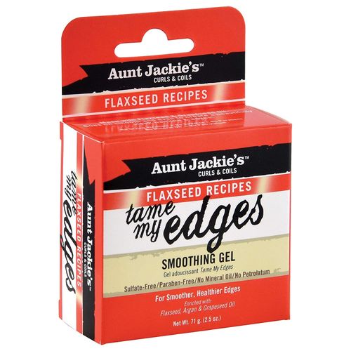 Aunt Jackie'S Flaxseed Recipes Tame My Edge Smoothing Hair Gel For Smoother, Healthier Edges, 2.5oz