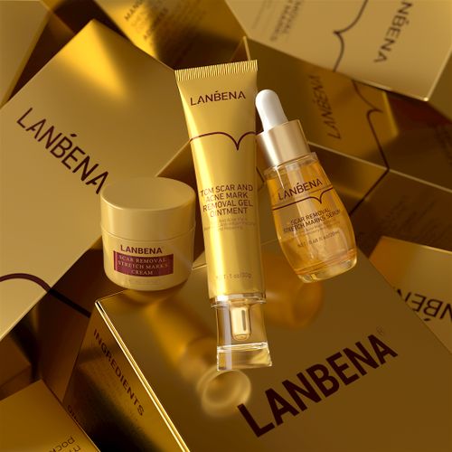 Lanbena Scar And Stretch Marks Removal Set - 3pcs