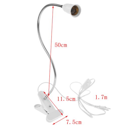 E27 Flexiable Light Holder Socket Simple Switch Design