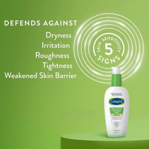 Cetaphil Daily Hydrating Face Moisturizer, 88ml, For Sensitive Skin, With Hyaluronic Acid, 88ml