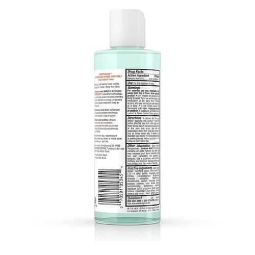 Neutrogena Oil-Free Acne Stress Control Triple-Action Toner, 8oz