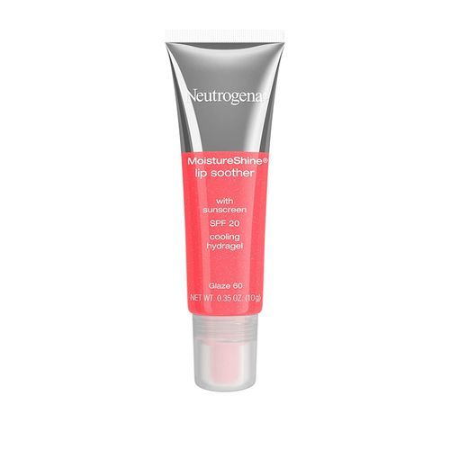 Neutrogena MoistureShine Lip Gloss With Glycerin & Cucumber for Dry Lips, Glaze 60,.35oz