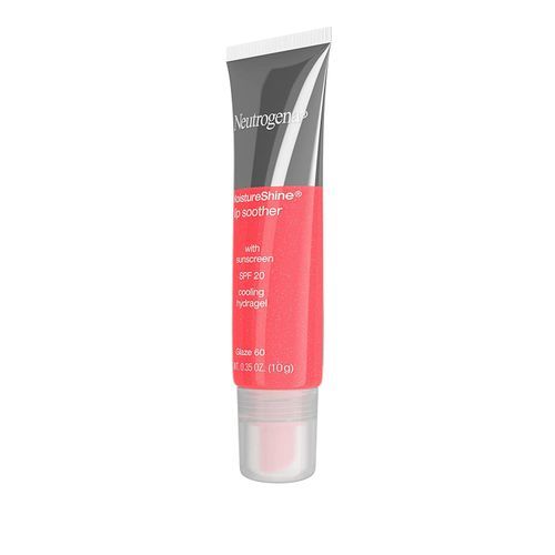 Neutrogena MoistureShine Lip Gloss With Glycerin & Cucumber for Dry Lips, Glaze 60,.35oz