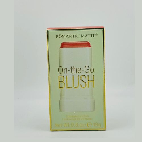 Romantic Matte On-the-Go Blush - Tinted Moisture Stick, 0.6 oz (19g)-Coral Orange