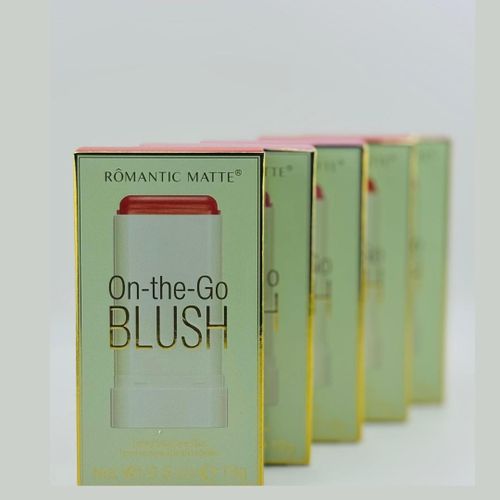 Romantic Matte On-the-Go Blush - Tinted Moisture Stick, 0.6 oz (19g)-Coral Orange