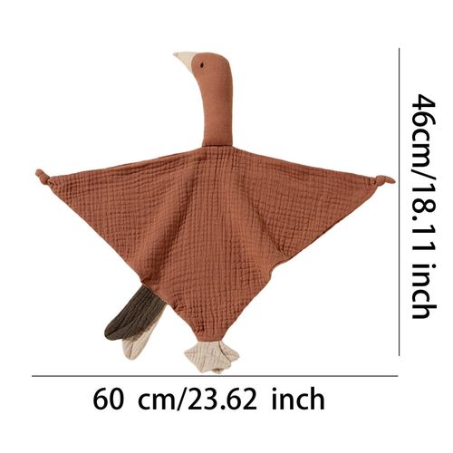 Baby Security Blanket Comforting Towel  Little Brown