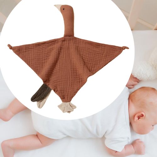 Baby Security Blanket Comforting Towel  Little Brown
