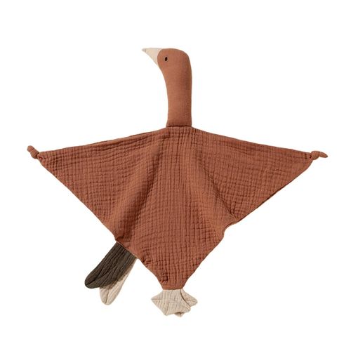 Baby Security Blanket Comforting Towel  Little Brown