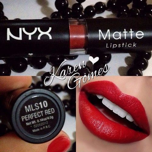 N Y X NYX Matte Lipstick - Red