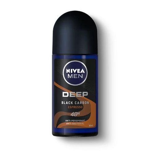 NIVEA Deep Black Carbon  Espresso Anti-Perspirant Rollon-50ml