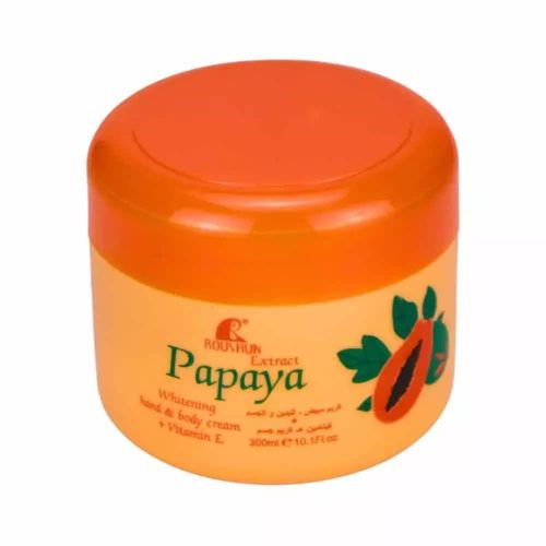 Roushun Papaya Whitening Hand & Body Cream Enriched with Vitamin E.