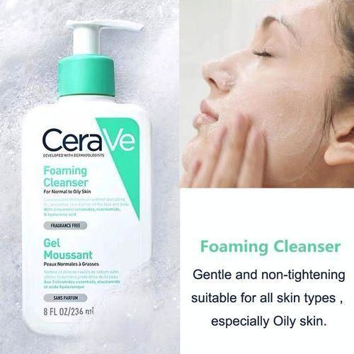 Cerave  Foaming Facial Cleanser Niacinamide Oil Control 236ml