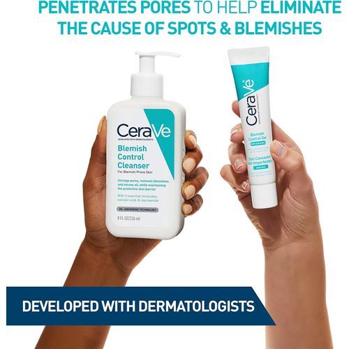 Cerave Blemish Control Face Cleanser With 2% Salicylic Acid & Niacinamide For Blemish-Prone Skin 236ml