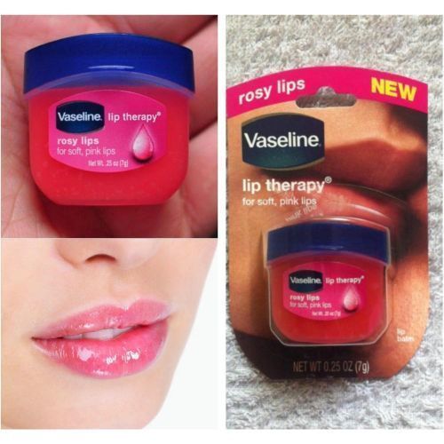 Vaseline Lip Therapy Tinted Lip Balm Mini, Rosy, 0.25 oz (US)