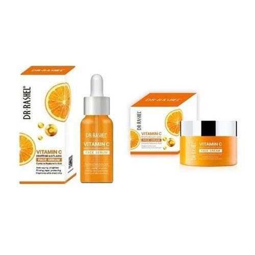 Dr Rashell Vitamin C Brightening & Anti-Aging Face Cream + Face Serum