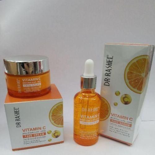 Dr Rashell Vitamin C Brightening & Anti-Aging Face Cream + Face Serum