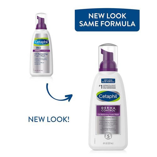 Cetaphil PRO DermaControl Oil Removing Foam Wash, 8oz