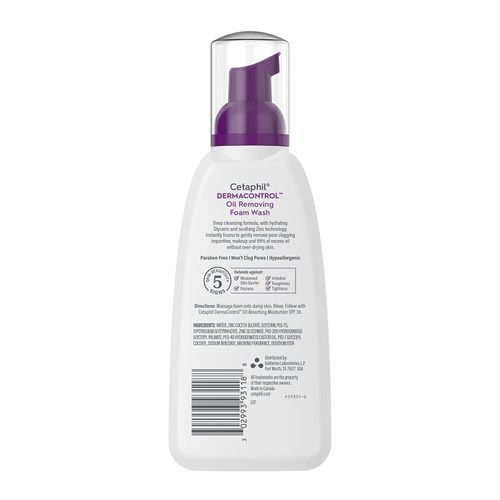 Cetaphil PRO DermaControl Oil Removing Foam Wash, 8oz