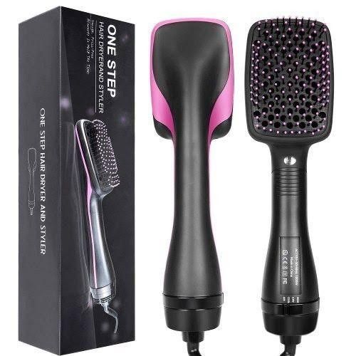 Paddle brush blow dryer