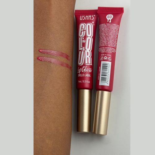 Usha Juice Gloss Lipgloss - Hydrating, Non-Sticky Formula with Infused Color 1pc -shade 03