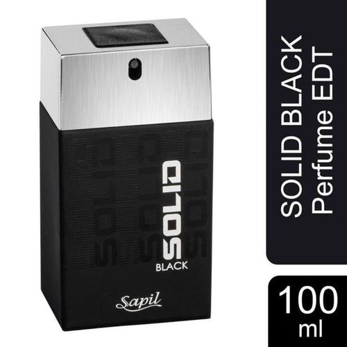 Sapil  solid Black for Men Long-lasting, enticing scent