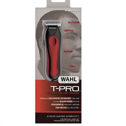 Wahl Clipper T-Pro Corded Trimmer - Red