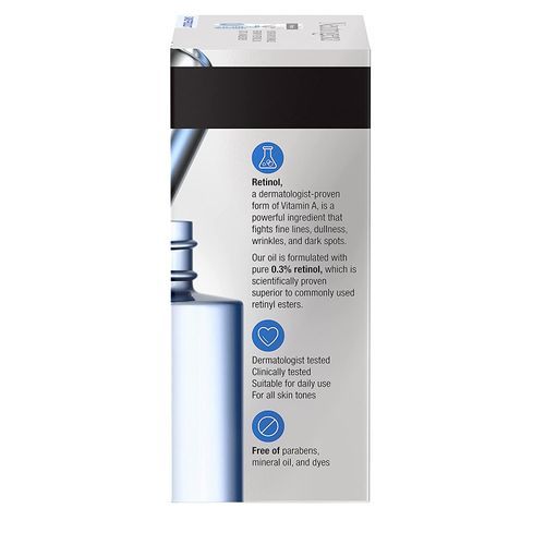 Neutrogena Rapid Wrinkle Repair Retinol Face Serum, Deep Wrinkle Treatment, 0.3% Concentrated Retinol, 1oz