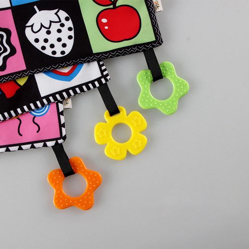 3 Baby Soothing Towel With Teether Animal Patterns