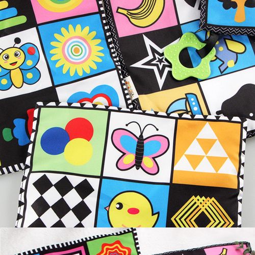 3 Baby Soothing Towel With Teether Animal Patterns