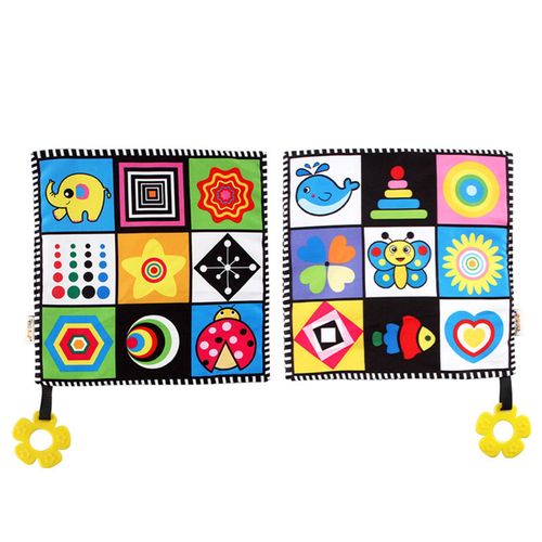 3 Baby Soothing Towel With Teether Animal Patterns
