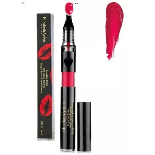 Elizabeth Arden Beautiful Color Bold Liquid Lipstick Lip Gloss, Fearless Red