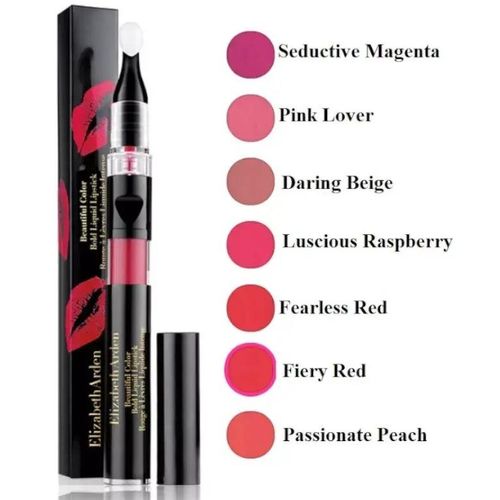 Elizabeth Arden Beautiful Color Bold Liquid Lipstick Lip Gloss, Fearless Red