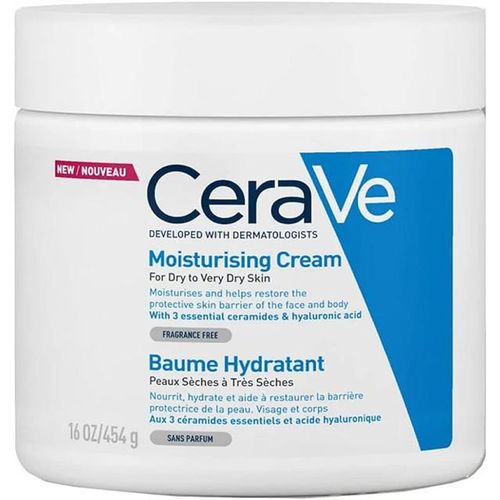 Cerave Moisturizing Cream &ndash; 454g - Rich Hydration for Dry, Rough Skin