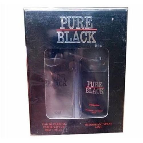 Pure Black A Bundle Of Perfume And It's Roll On For Men 60ml