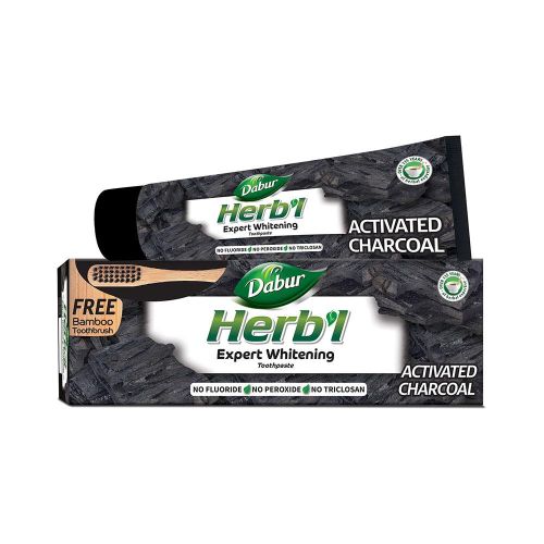 Dabur Herb'l Tooth Whitening Tooth Paste Activated Charcoal - 160g