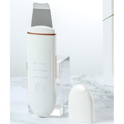 Professional Ultrasonic Facial Skin Scrubber - White