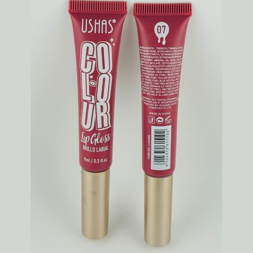 Usha Juice Gloss Lipgloss - Hydrating, Non-Sticky Formula with Infused Color 1pc -shade 07