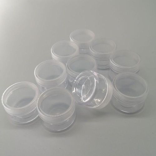 5pcs/lot 2g 3g 5g 10g 15g 20g Plastic Empty Clear Cosmetic Jars Makeup Container Lip Balm Lotion Bottles Vials Cream Pot Gel Box