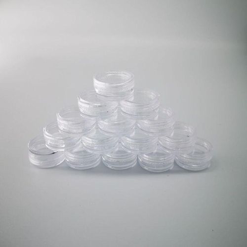 5pcs/lot 2g 3g 5g 10g 15g 20g Plastic Empty Clear Cosmetic Jars Makeup Container Lip Balm Lotion Bottles Vials Cream Pot Gel Box