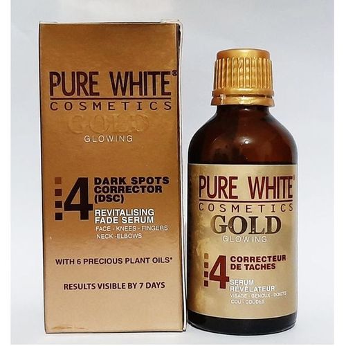 Pure White Gold Glowing 4 Dark Spot Corrector Revitalizing Fade Serum