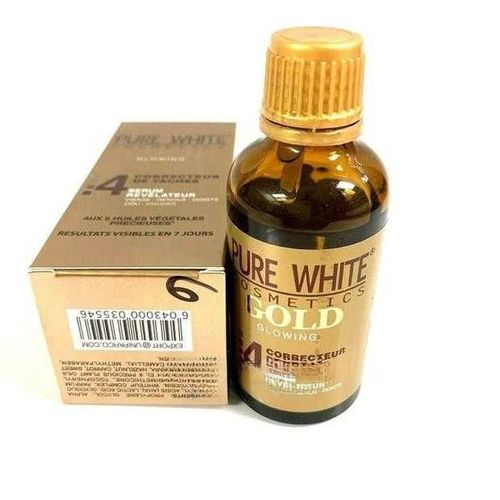 Pure White Gold Glowing 4 Dark Spot Corrector Revitalizing Fade Serum