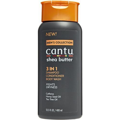 Cantu Men&rsquo;s 2 In 1 Shampoo, Conditioner & Body Wash 400ml-(Packaging May Vary)