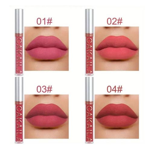 0cean 6Pcs Matte Liquid Lipstick Set Lip Stain Makeup, 24 Hour Long Lasting Waterproof Dark Red Matte Matt Lipsticks Lip