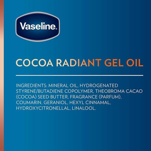 Vaseline Intensive Care Body Gel Oil, Cocoa Radiant 200ml